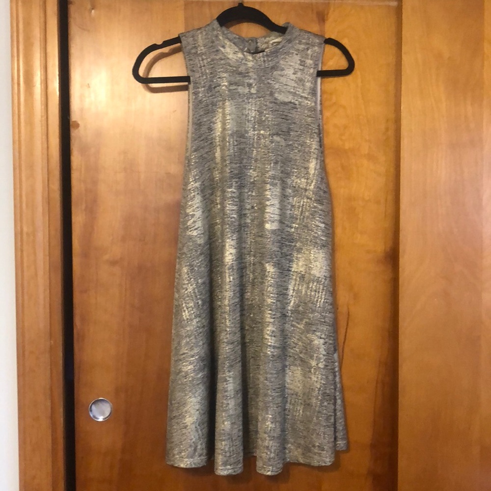 Beautiful gold swing dress